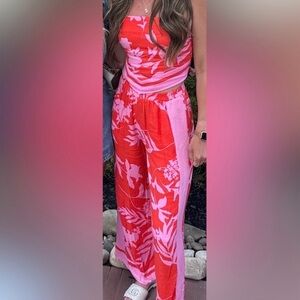 Sienna Sky 2-piece Floral Pant Set Size M